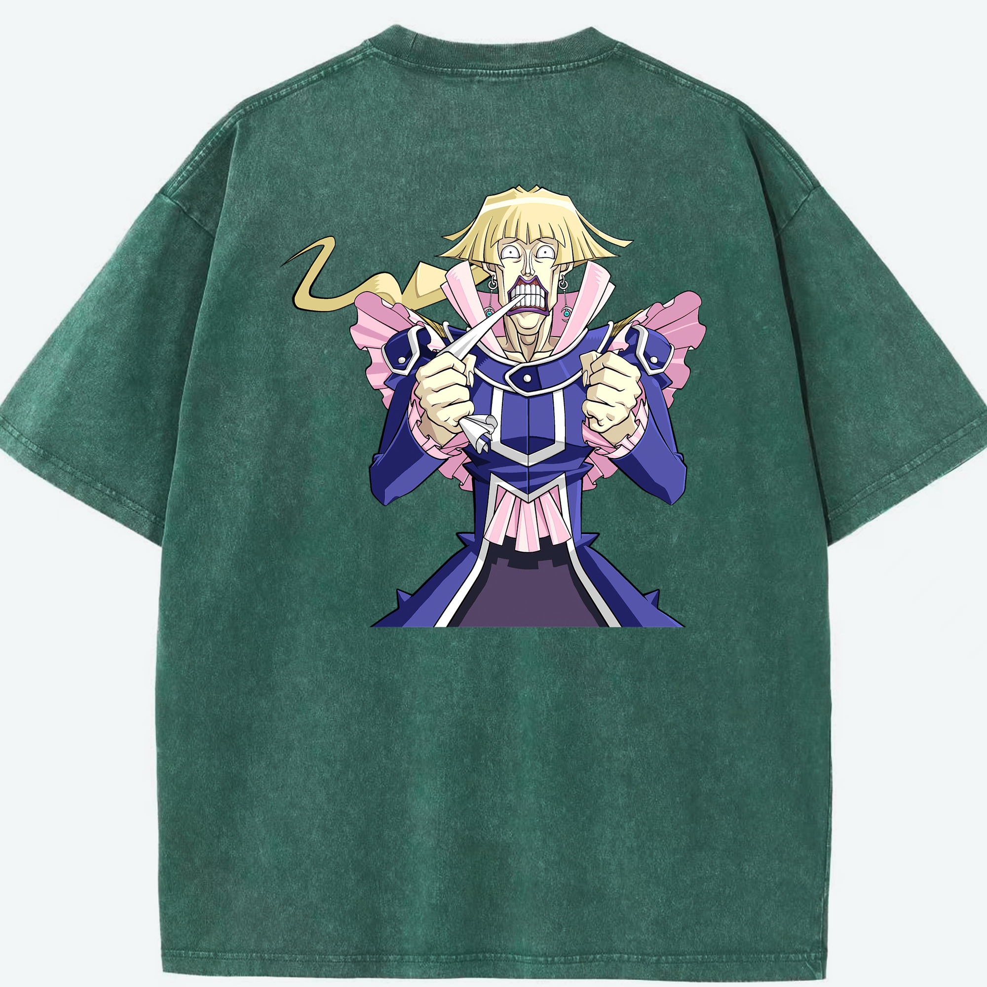 （画像用） 遊☆戯☆王 Yu-Gi-Oh! 綿100% ヴィンテージ風 半袖Tシャツ（背面プリント）